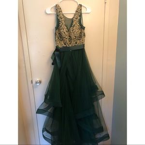 Long Green Evening Gown